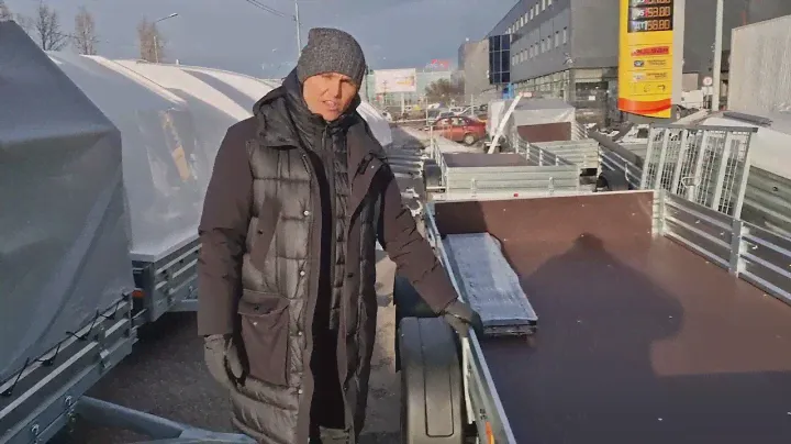 Легковой двухосный прицеп МЗСА 817731.022. 3x1,5м. Инструкция. Видео обзор ТРЕЙЛИ treily.ru