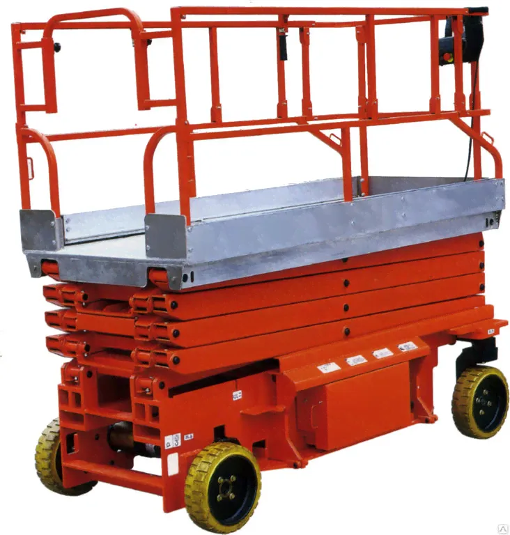 Вышка передвижная несамоходная ножничная Lema LM WPSM-030-060 300кг 6м-0